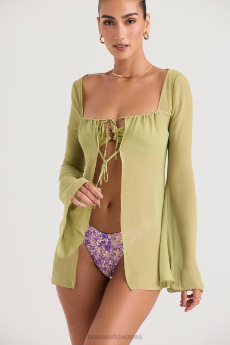 House of CB Provence Olive Cover Up Clothing 4H6N1200