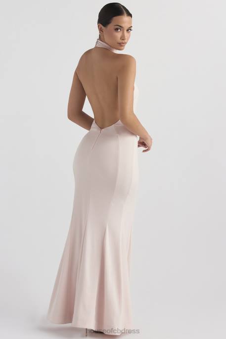 House of CB Juliette Blush Halter Gown Weddings 4H6N1147